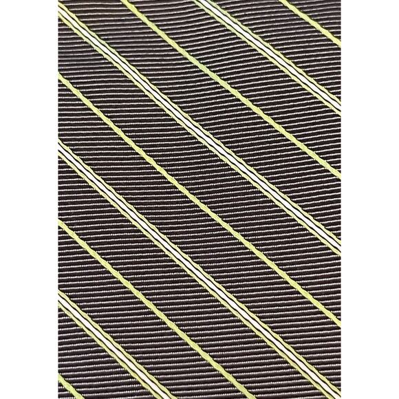 Calvin Klein Gray Green 100% Silk Men’s Neck Tie Made In China - Picture 10 of 10